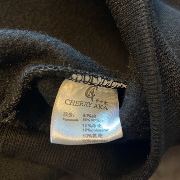 Heavyweight Stretch cotton sweatshirt with cuffs - sz S - Picture 7 of 9